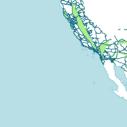 Tilemill Californian roads